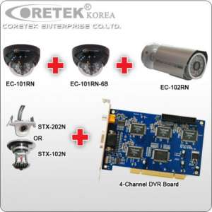 Coretek Package 10 - 4CH Card [Day / Night View]