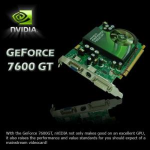 Nvidia GeForce 7600 GT / 256MB / 128bit / DDR2 / PCI-E