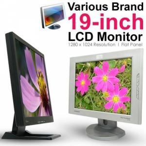 Various Brand 19-INCH Black/Silver/SilverBlack LCD MONITOR