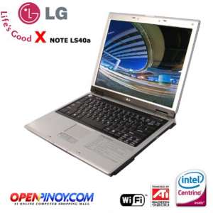 LG Xnote LS40a Centrino Dothan Intel Mobile Pentium M 1.8Ghz / 512MB DDR
