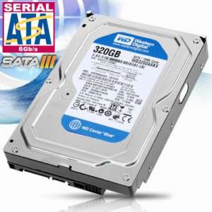 3.5-inch Western Digital Caviar Blue 320GB SATA III HDD ( 6GB/s, 16MB Cache, 720