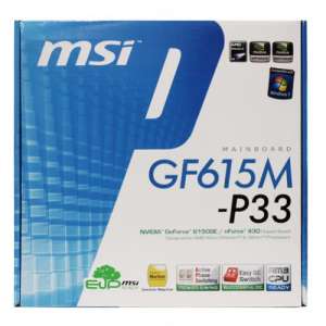 MSI GF615M-P33 with Integrated NVIDIA GeForce6150SE (NV44) for AMD Processors