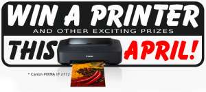 Win a Printer this April