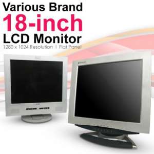 Various Brand 18-INCH Black/Silver/SilverBlack LCD MONITOR