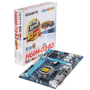 Gigabyte H61M-D2-B3 Motherboard for Intel i3, i5 and i7 Sandy Bridge Processsor
