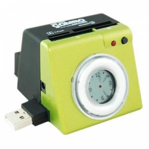 Combo Card Reader with Digital Clock
