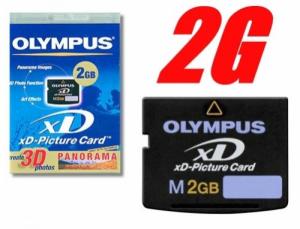 XD  Memory card for OLympus camera 2 GB for sale
