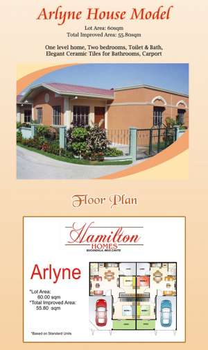 Arlyne Model 2BR House and Lot in Imus Cavite