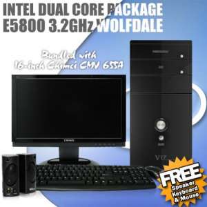 Intel Dual Core 3.2ghz and LCD monitor