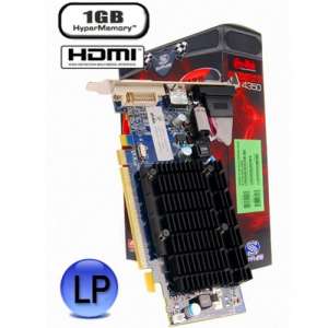 Radeon HD 4350 512MB DDR2 with 1GB HyperMemory / 64 Bit / DVI VGA Port & HDMI Port