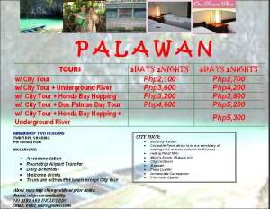 CHEAP PALAWAN PACKAGES until DEC 2010