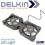 Delkin USB Notebook Cooling Fan [Twin-Fan with BLUE LED Light]