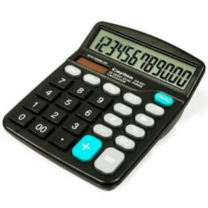 12-Digit Solar Powered Electronic Calculator