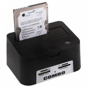 SATA HDD Docking Station with Card Readers