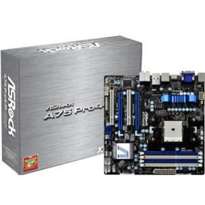 Brand New ASROCK A75M Pro4-M Dual Graphics Ready / AMD A75 Chipset / AMD Socket