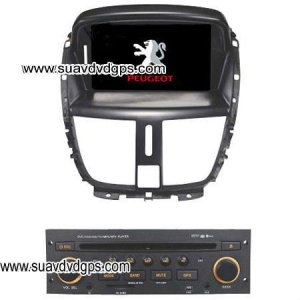 Peugeot 207 special Auto Car DVD Player GPS navigation TV+RDS+IPOD+Aux-in CAV-8207PG