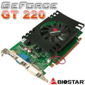 BioStar Nvidia GeForce GT 220 1GB DDR3 / HDMI / DVI-I / D-Sub PCI-Express [VN220