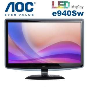 AOC 18.5-inch Wide LED Monitor [e940Sw] (12 Months Warranty)