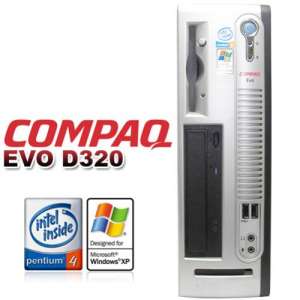 COMPAQ EVO D320 Intel Pentium 4 2.66GHz / 512MB DDR / 40GB HDD / On Board Video with AGP Slot / CD-ROM