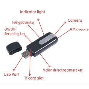 Spy Camera Mini U Disk Portable DVR U8 4GB!!! FREE DELIVERY