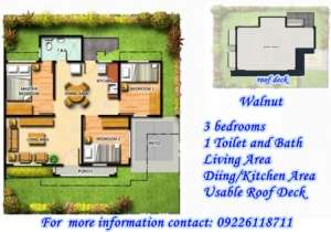 Ready for Occupancy House with 3 bedroms 1 toilet and bath with roof deck
