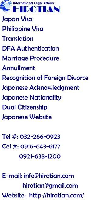 HIROTIAN JAPAN VISA AND TRANSLATION SERVICES