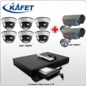CCTV SURVEILLANCE Kafet Package 4 - 8CH DVR STANDALONE [Day / Night View]