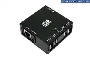 Agestar Networking Adapter USB Server Function: LB3 (4 Ports) Scanner/Printer