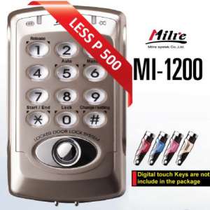 Milre Mi-1200 Digital Locker Lock (Made in Korea) [Promo P 500.00 Less]