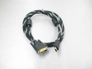 Cable: HDMI to DVI (24+1) pins Male Cable Adapter (1.5M & 10M Length)