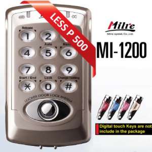 Korean Brand Digital Door Lock [Milre Mi-1200]