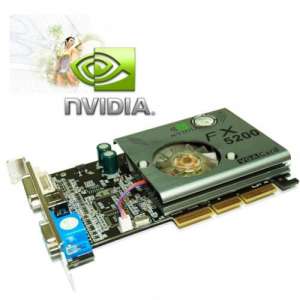 Assorted Brands NVidia GeFORCE FX5200 128MB AGP video card