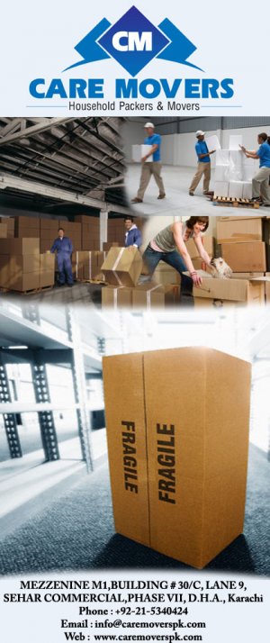CARE MOVERS INTERNATIONAL PACKERS AND MOVERS IN KARACHI.LAHORE