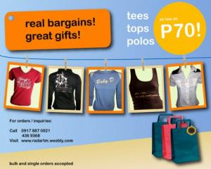 Fashion Apparel as low as Php 100