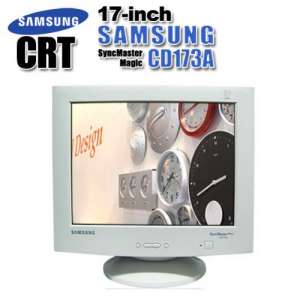 Samsung SyncMaster Magic 17-Inch Pure FLAT CRT MONITOR [CD173A]