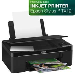 Epson Stylus TX121 Print-Copy-Scan Inkjet Printer