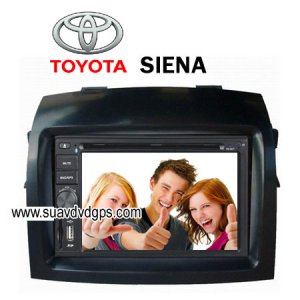 Toyota Siena Car DVD Media Player RDS Bluetooth IPOD GPS stereo radio CAV-8062TS