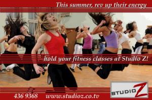 Summer Dance and Fitness Class venue for rent