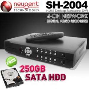 H.264DVR CCTV 4-Channel Network Digital Video Recorder (Stand-Alone DVR)