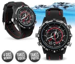 Spy Watch Camera 4GB HD Waterproof 2990 only!!! Free Delivery